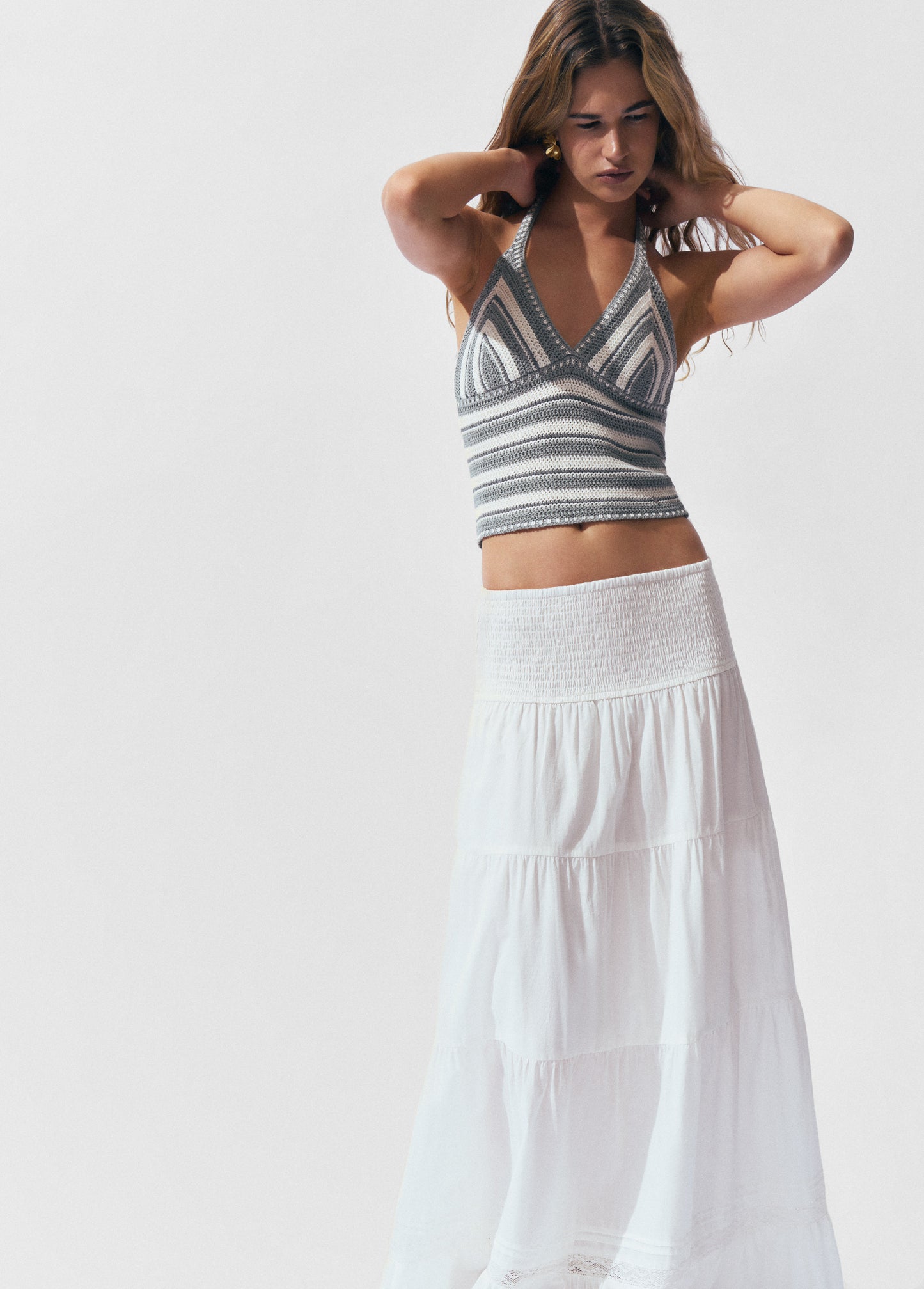 Top básico crochet