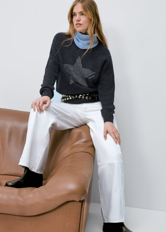 Pantalón cortes relaxed