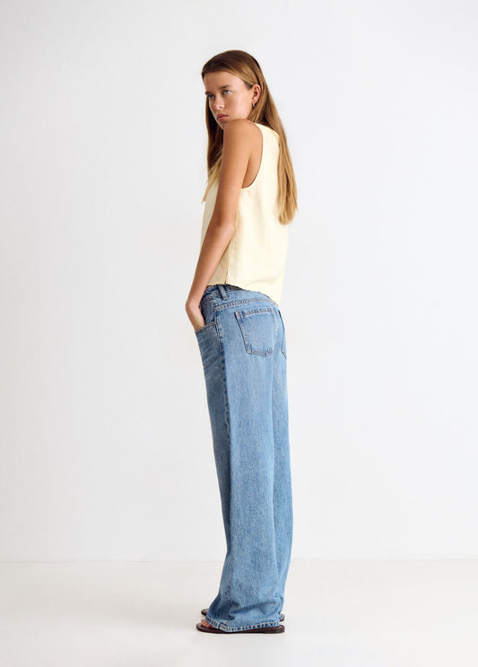 Jeans 5 bolsillos basico