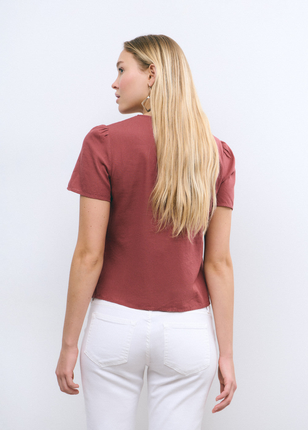 Blusa algodón smock