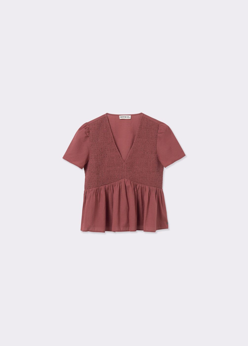 Blusa algodón smock