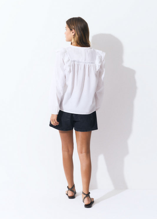 Blusa volantes