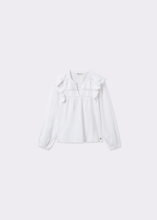 Blusa volantes