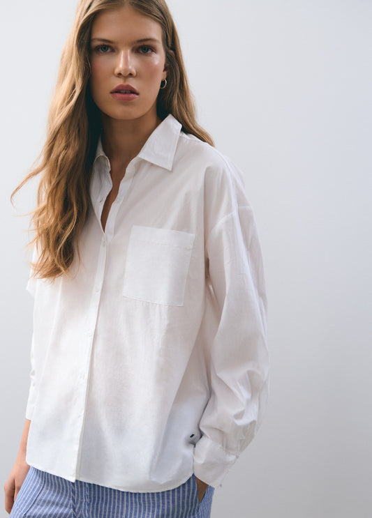 Camisa básica lisa