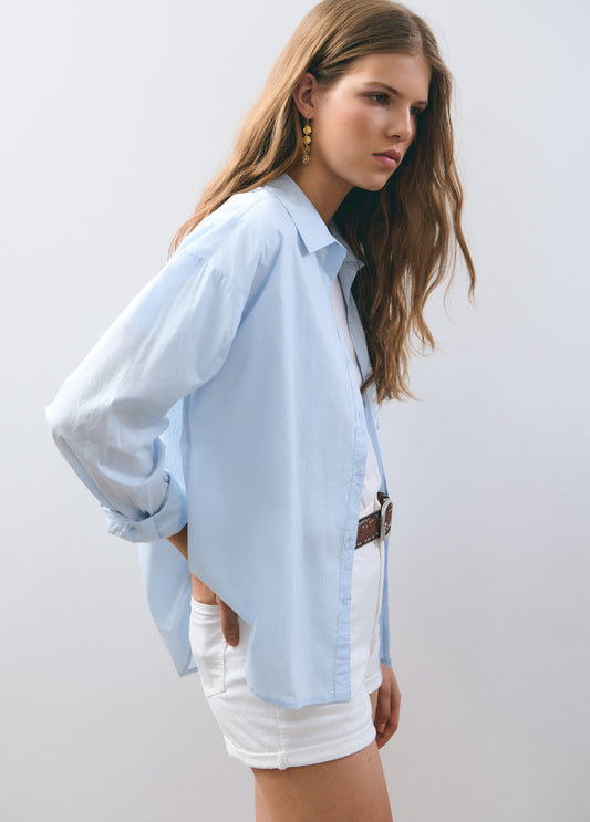 Camisa básica lisa