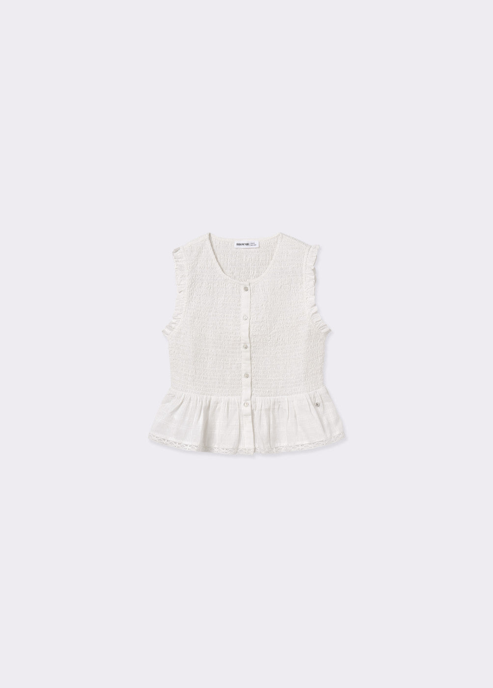 Blusa smock cuadros