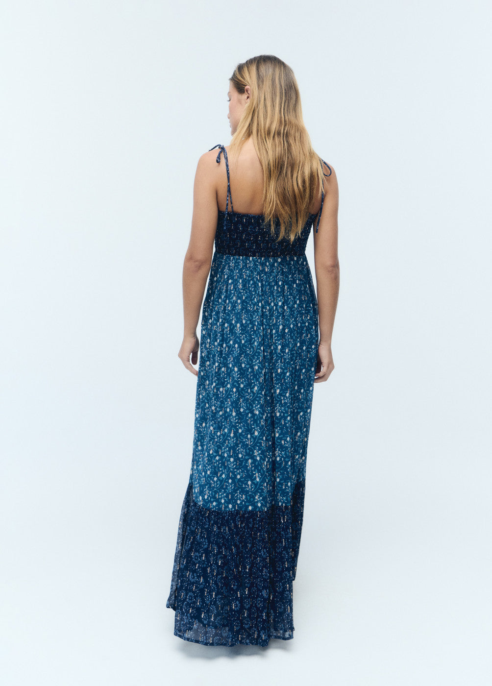 Vestido estampado cenefa