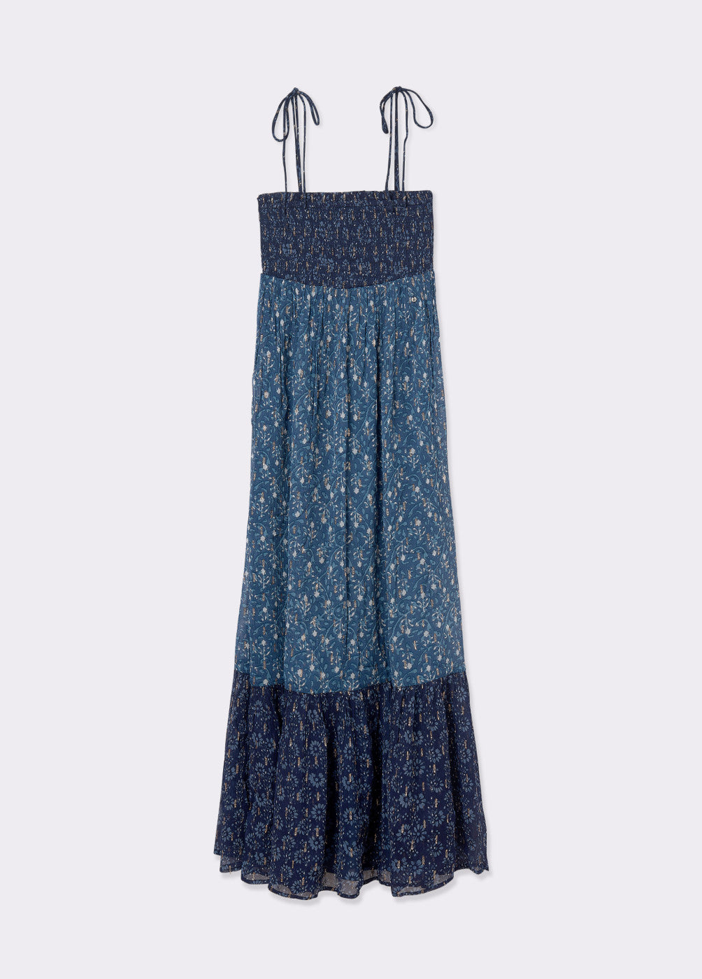 Vestido estampado cenefa