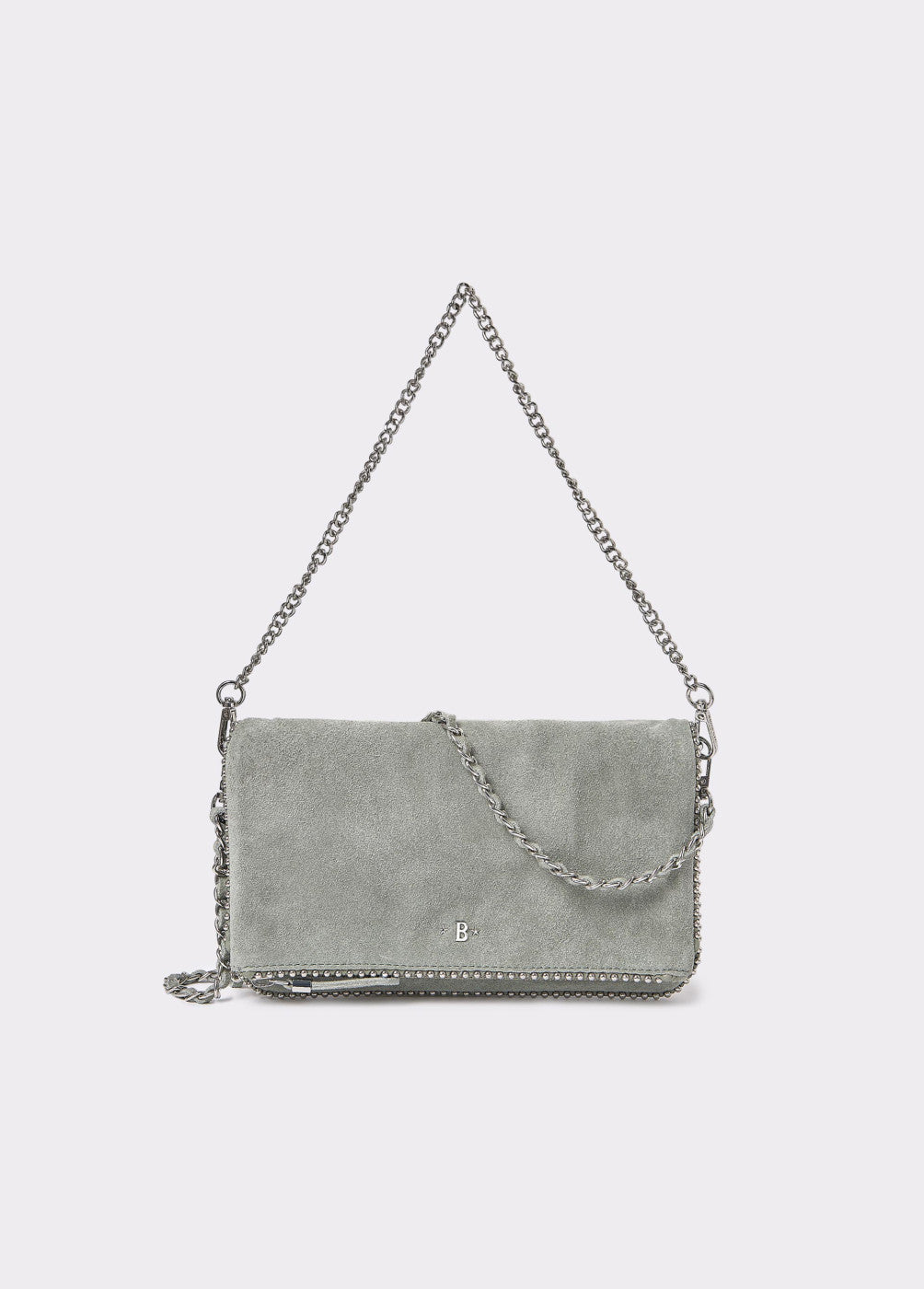 Bolso piel solapa bolitas
