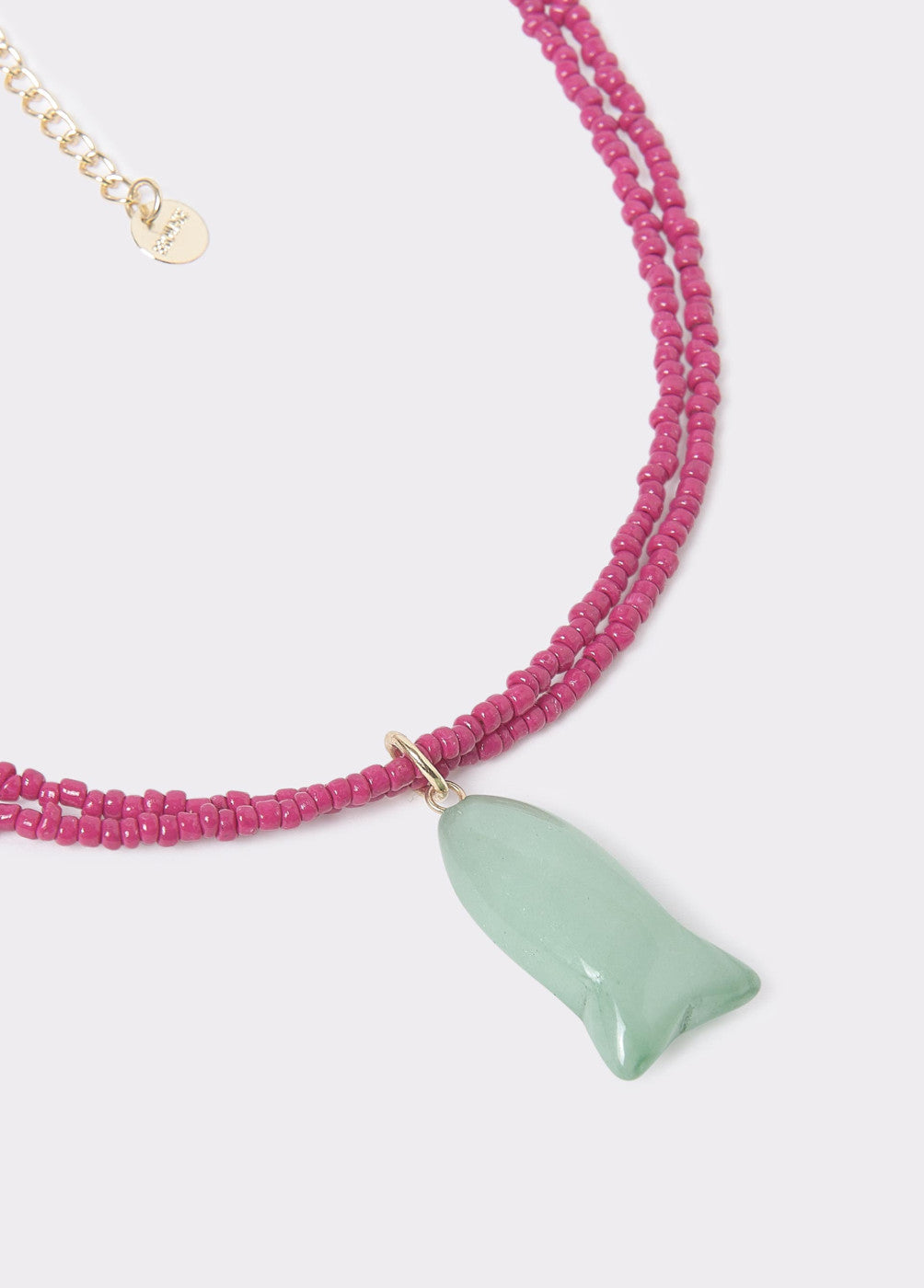 Collar bolitas pez