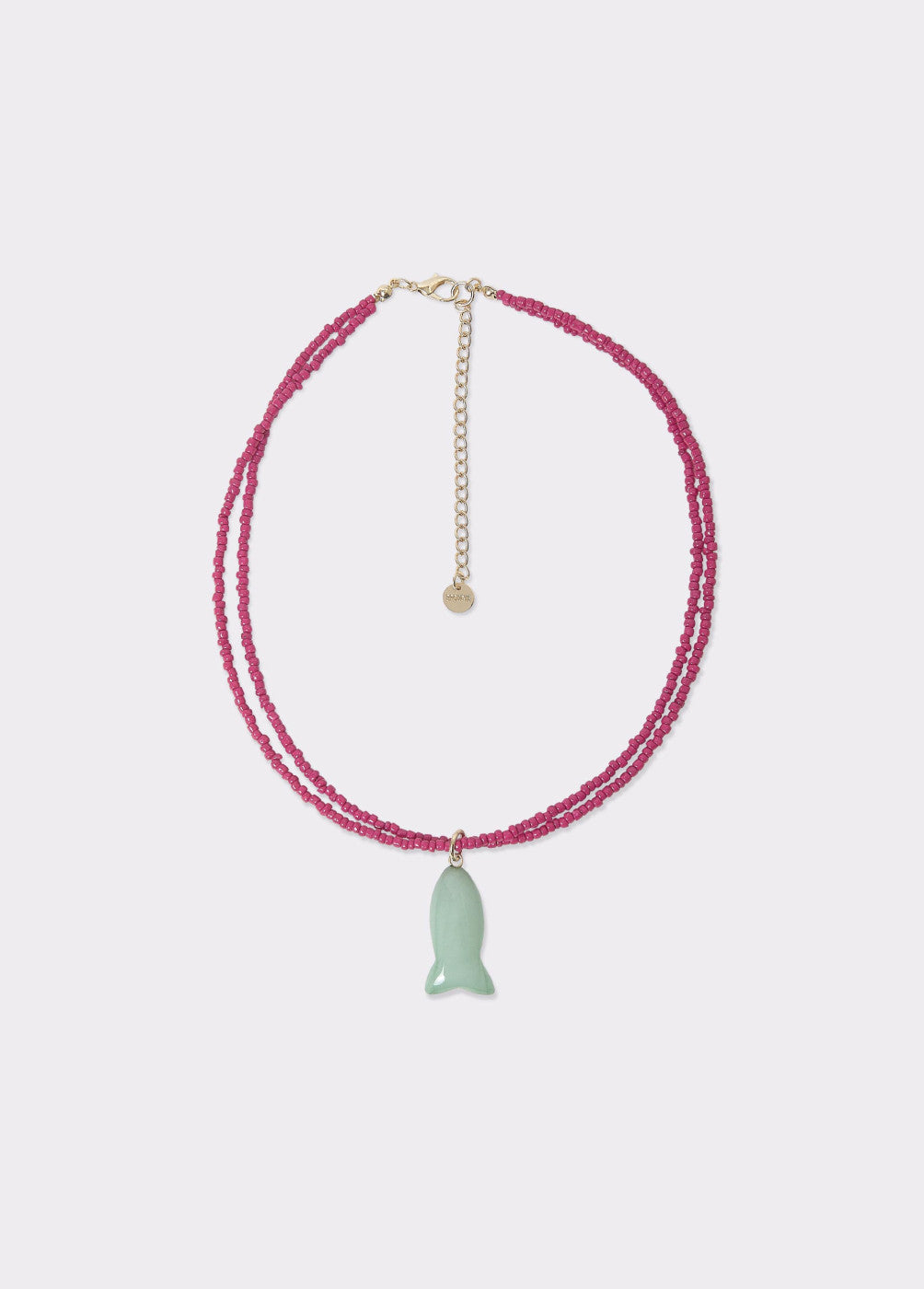 Collar bolitas pez