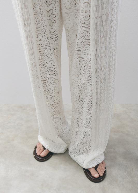 Pantalón tipo crochet