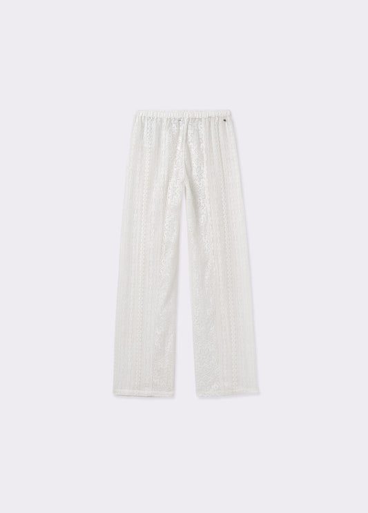 Pantalón tipo crochet