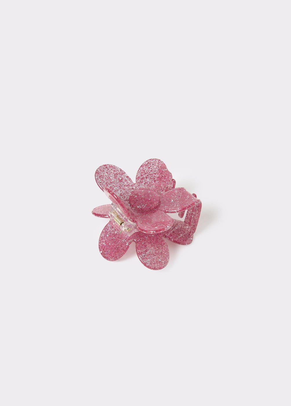 Pinza flor rosa