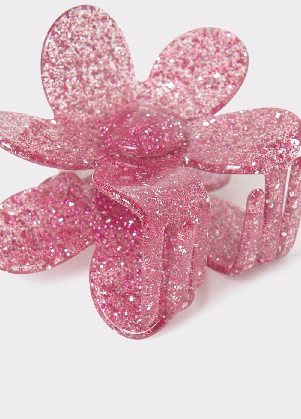 Pinza flor rosa
