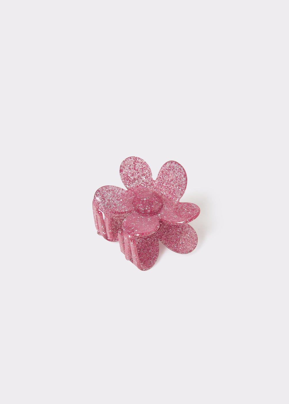 Pinza flor rosa