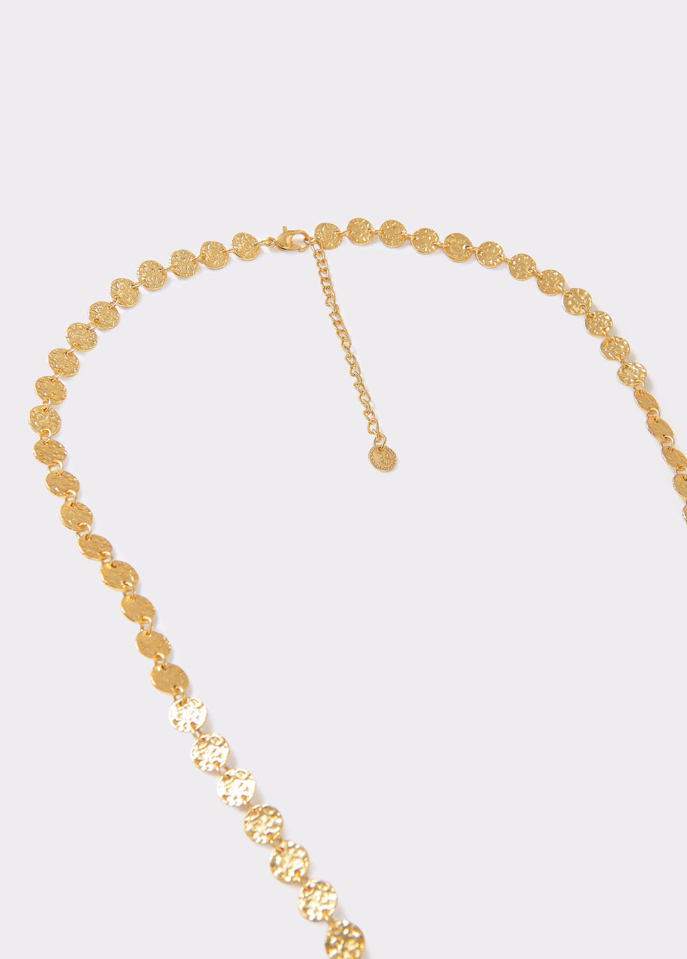 Collar largo chapitas