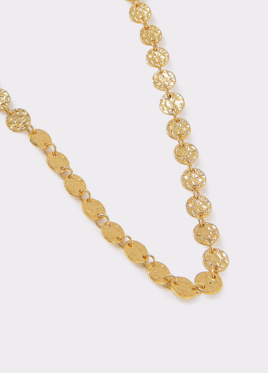 Collar largo chapitas