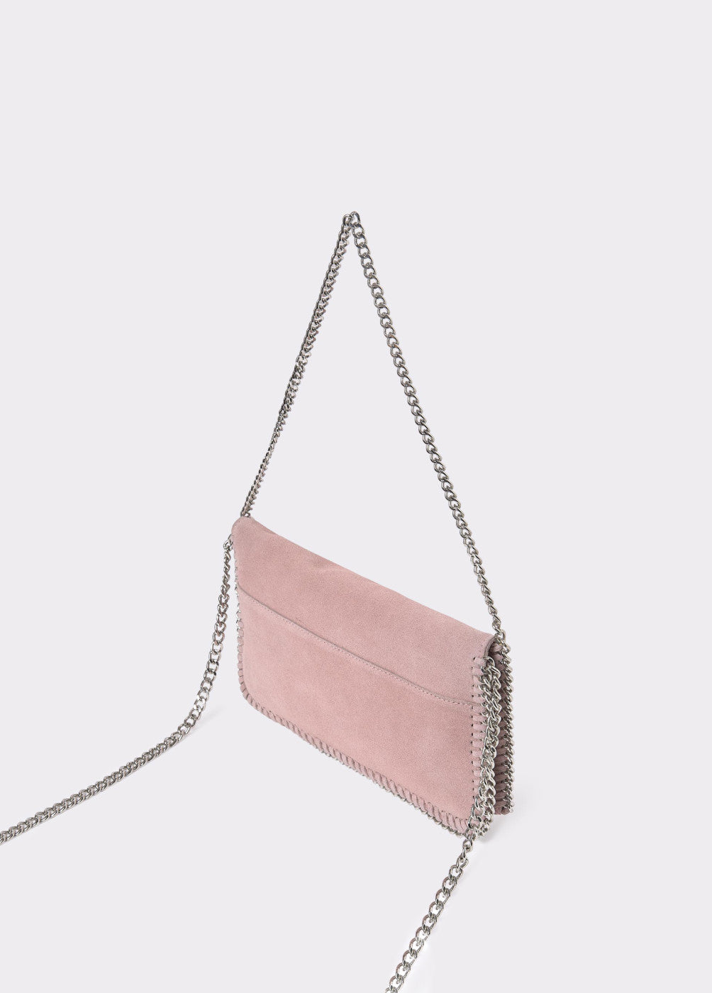 Bolso solapa piel doble cadena