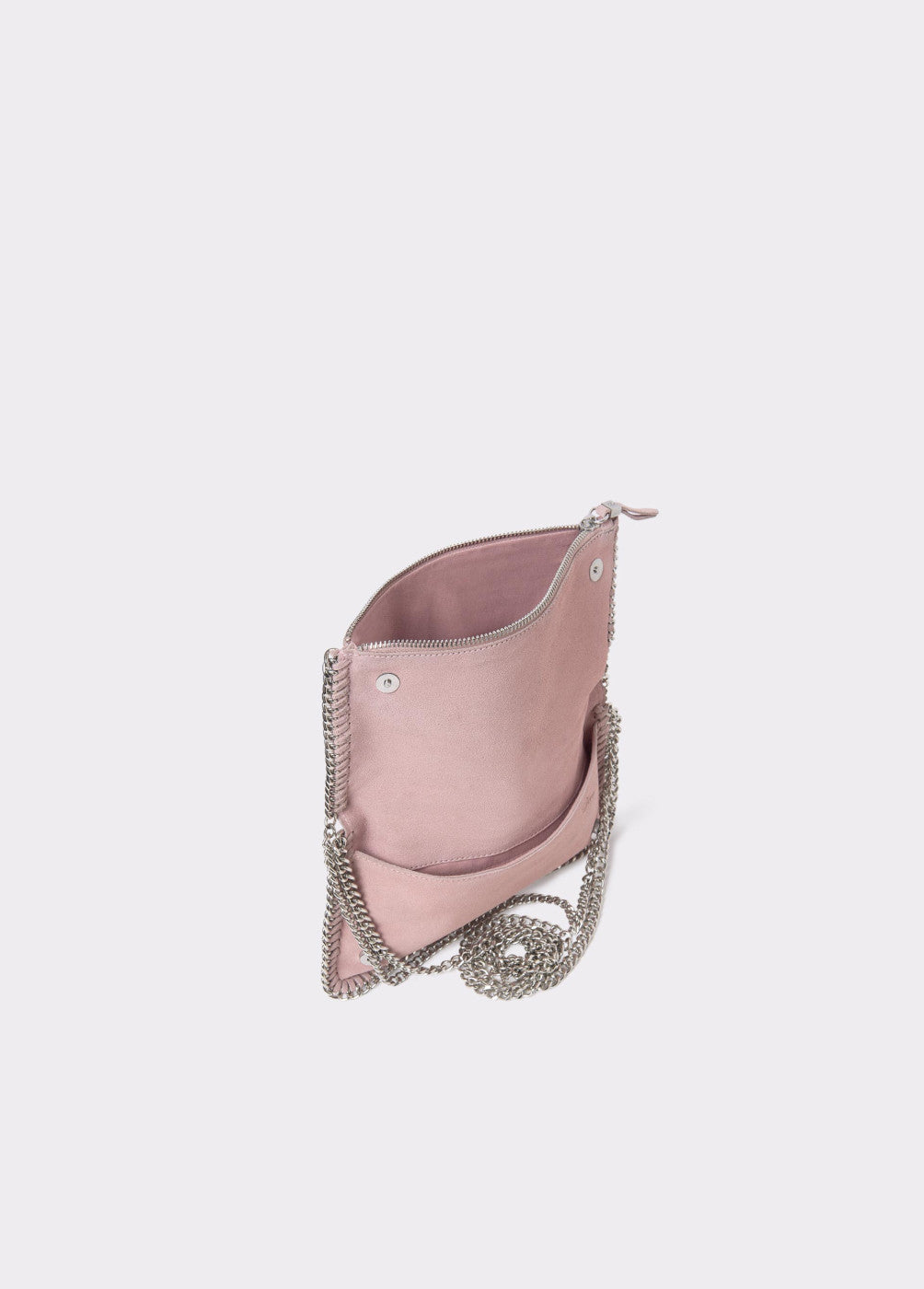 Bolso solapa piel doble cadena