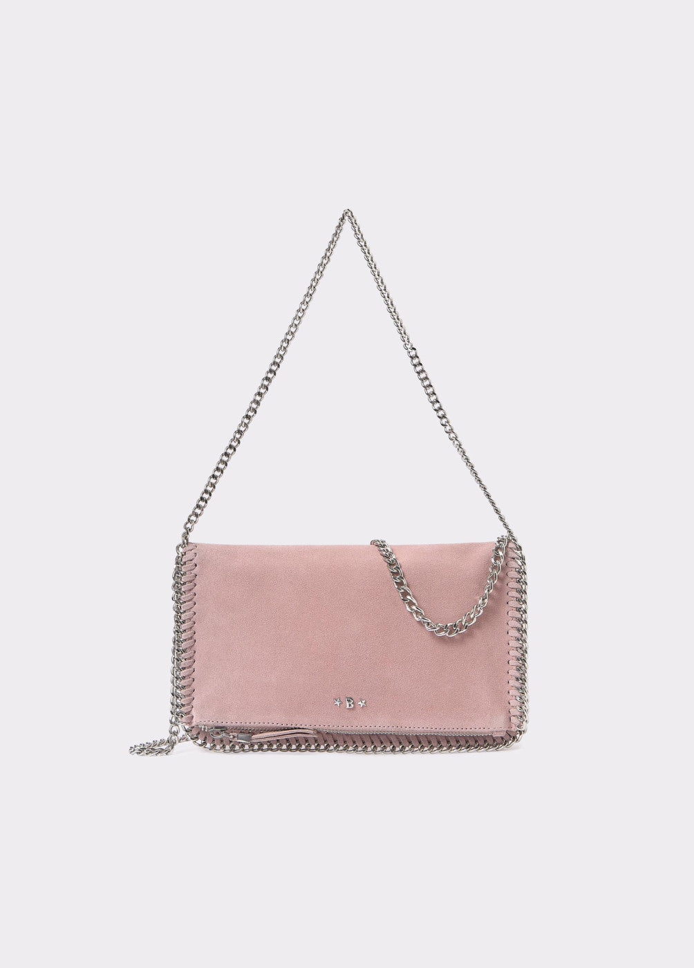 Bolso solapa piel doble cadena