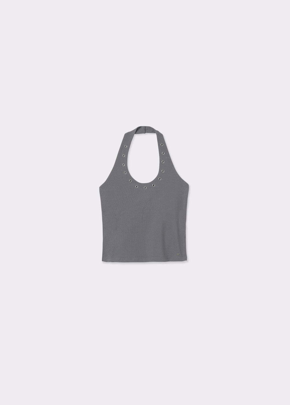 Top halter lavado con eyelets