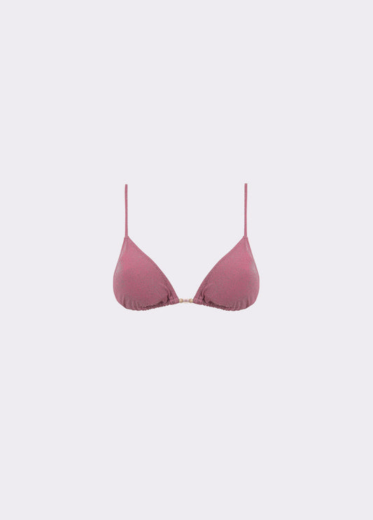 Bikini triangular lurex