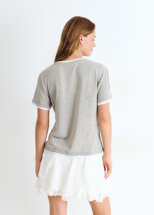 Camiseta efecto doble