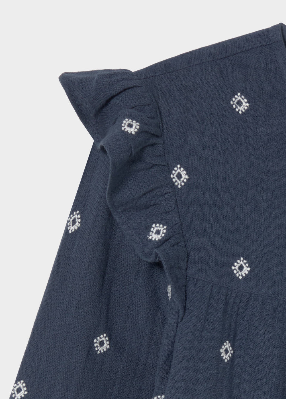 Blusa dobletela bordados