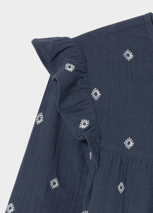 Blusa dobletela bordados