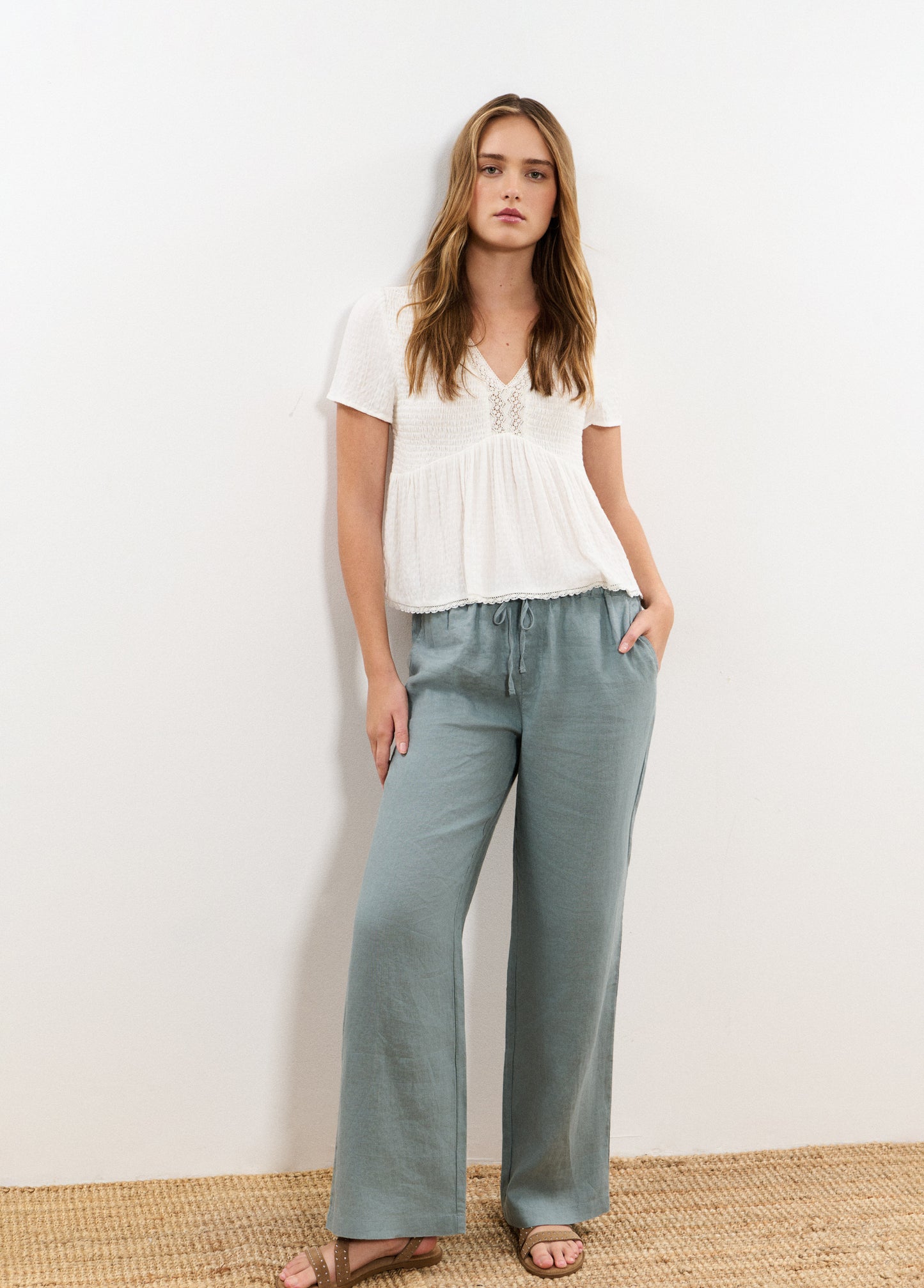 BLUSA SMOCKS DETALLE LACE
