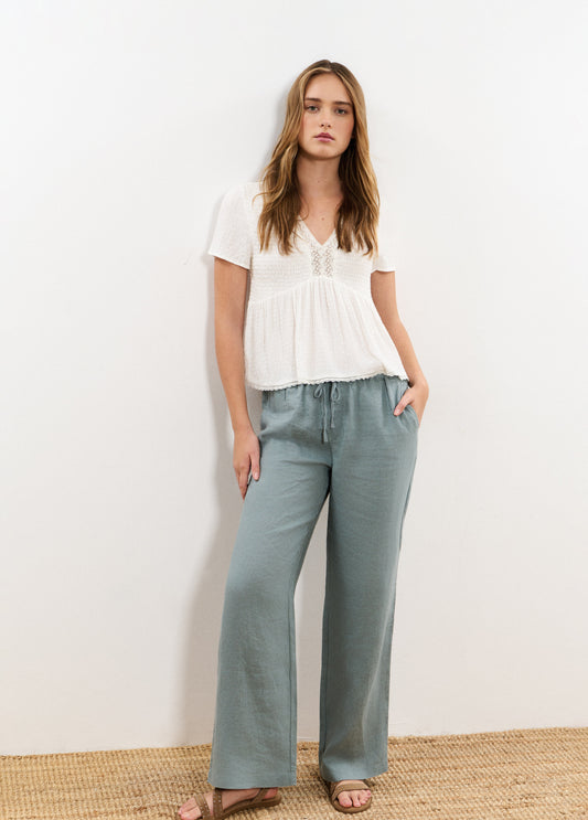 BLUSA SMOCKS DETALLE LACE