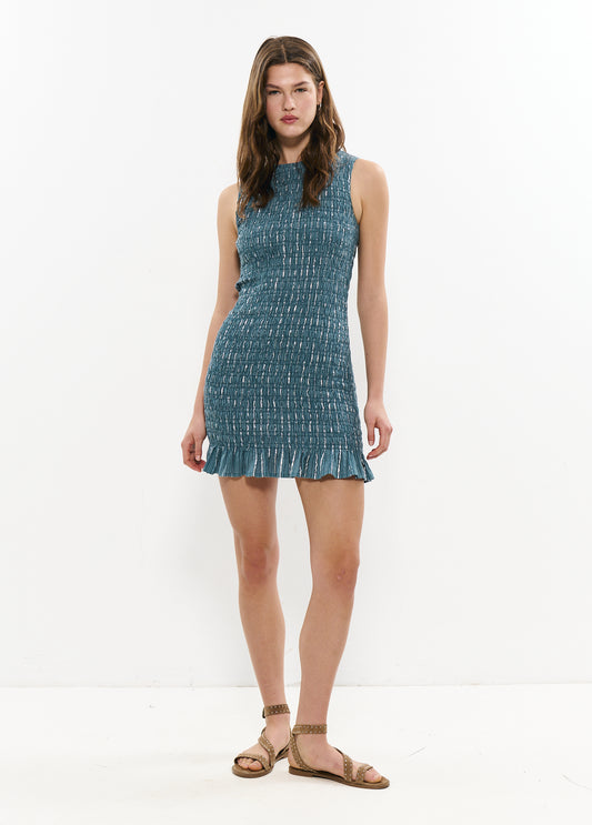 Vestido engomado tirantes