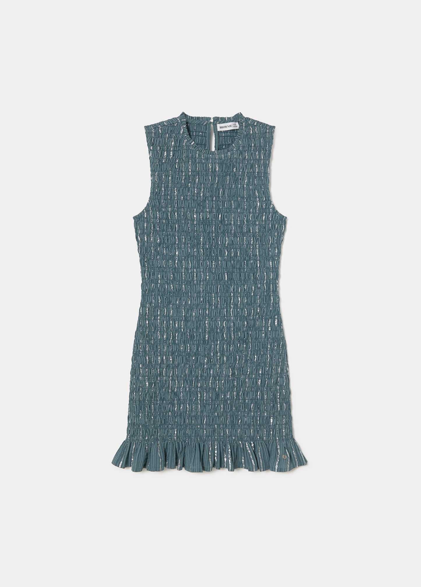Vestido engomado tirantes