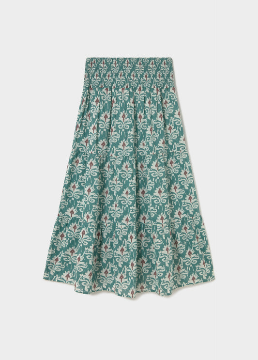 Falda larga smock