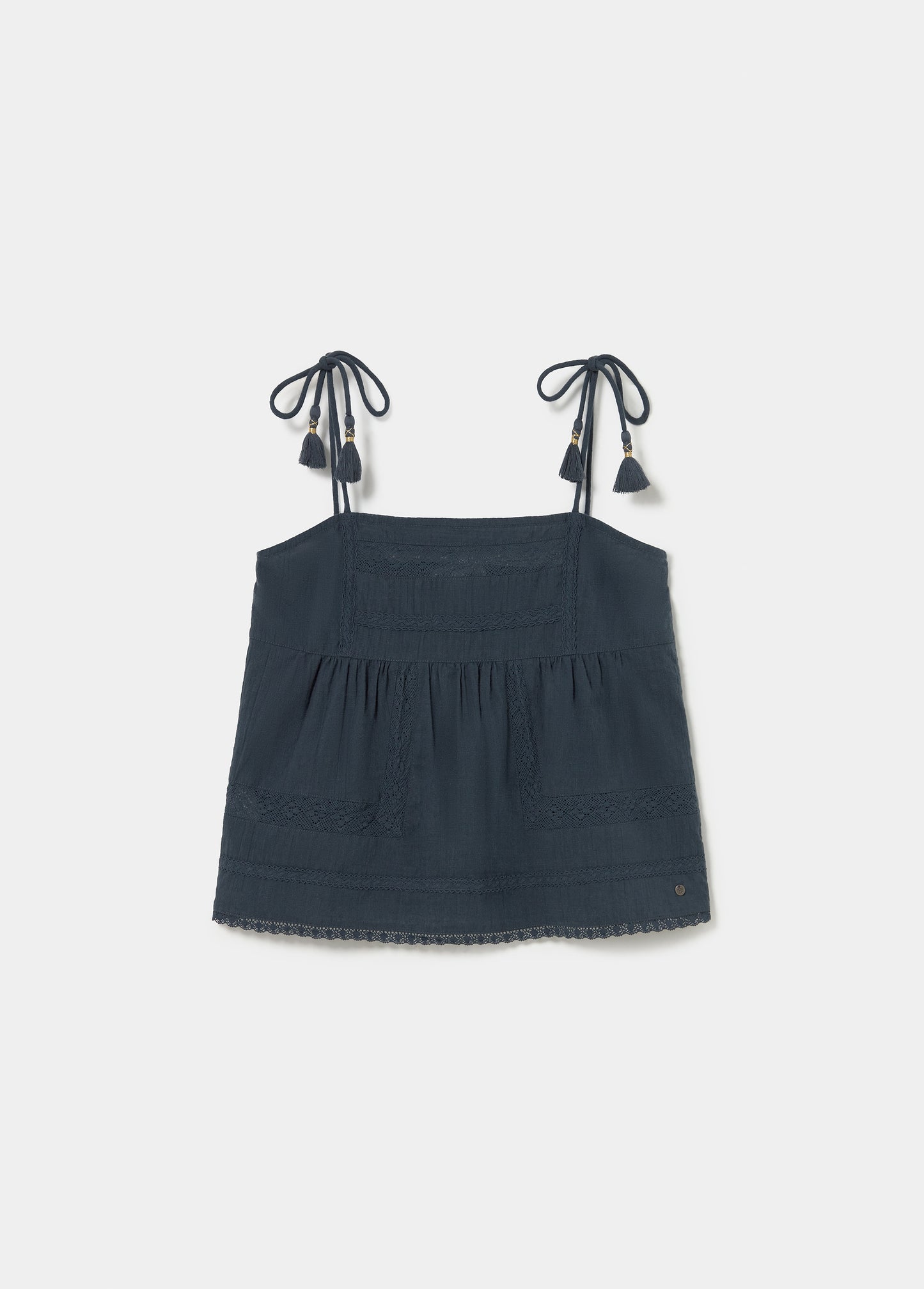 Top tirantes bordados