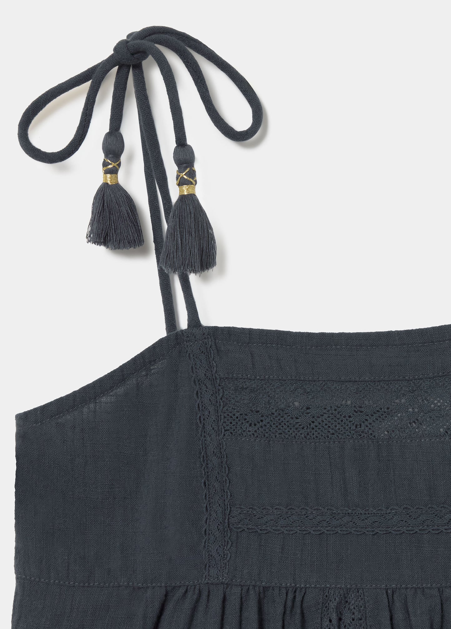 Top tirantes bordados