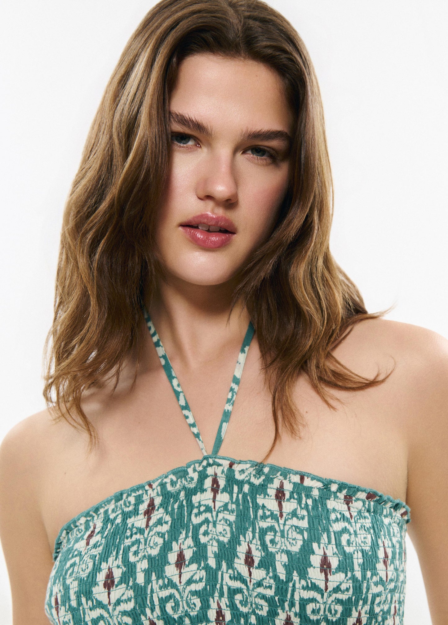 Vestido largo smock