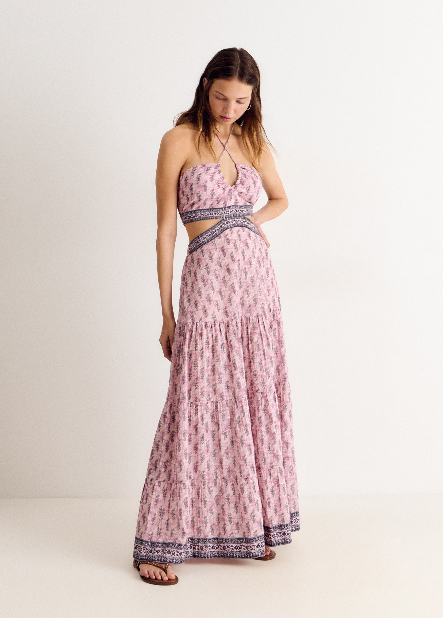Long cut-out dress