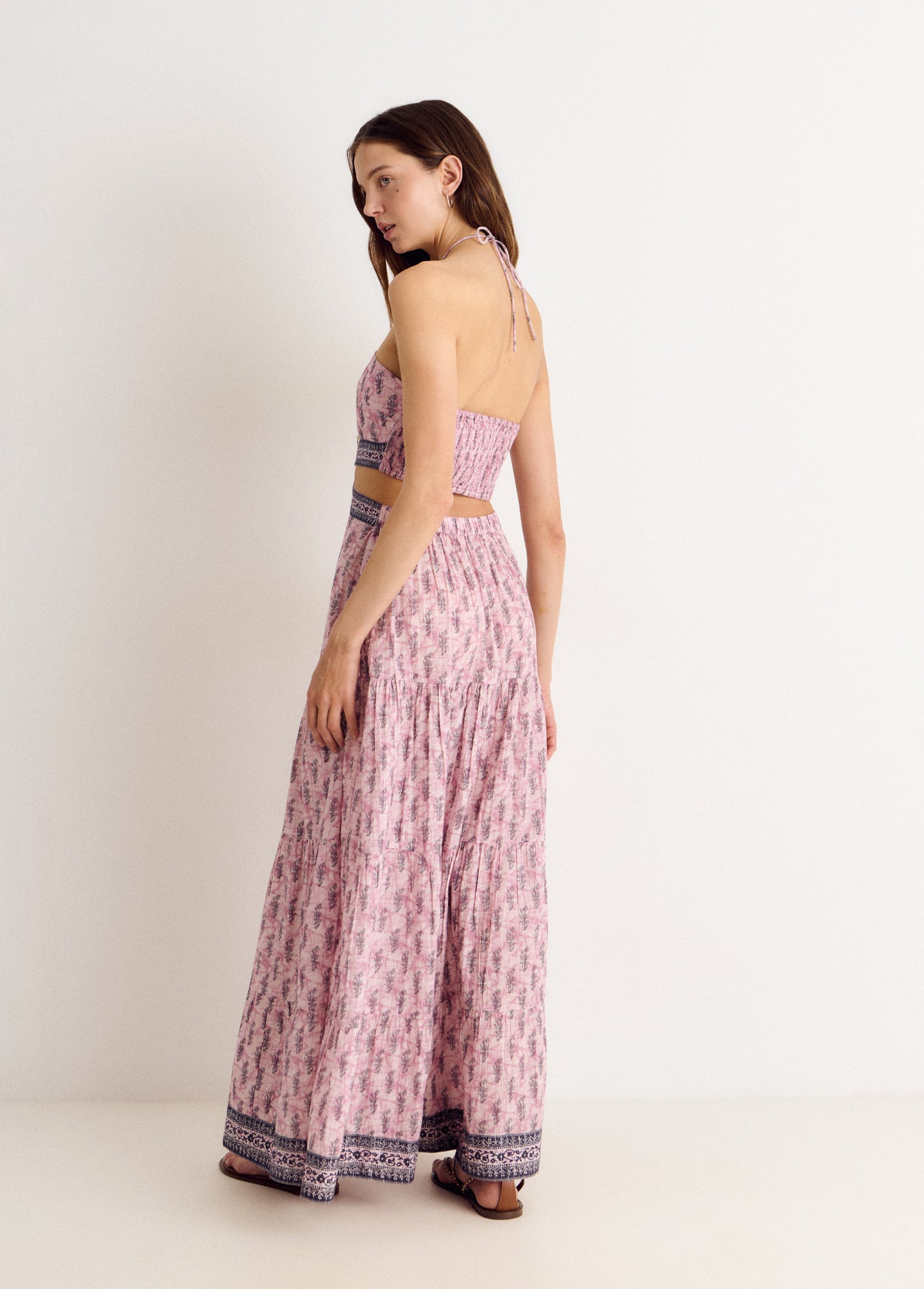 Long cut-out dress