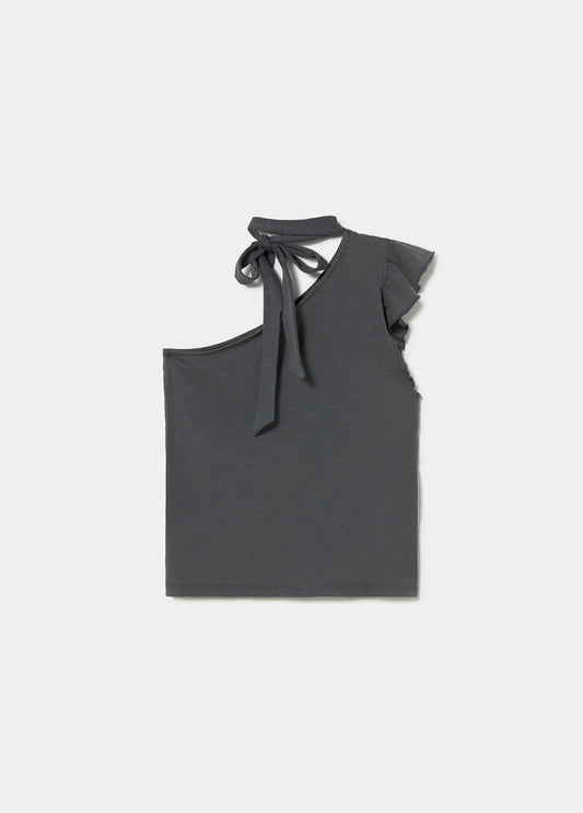 Camiseta asimétrica volante