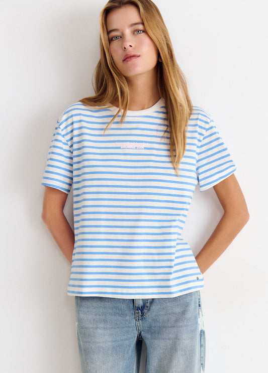 Camiseta rayas print