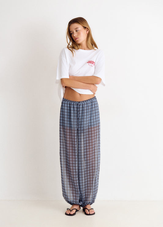 Camiseta print fruta y parches