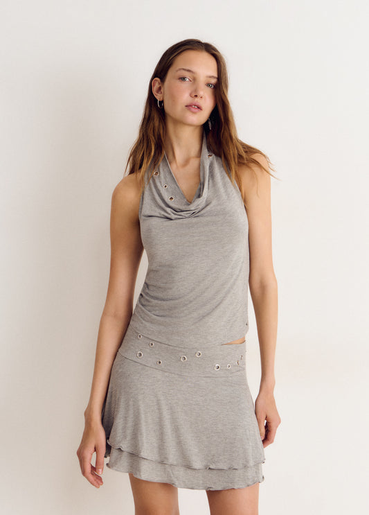 Top halter cascada