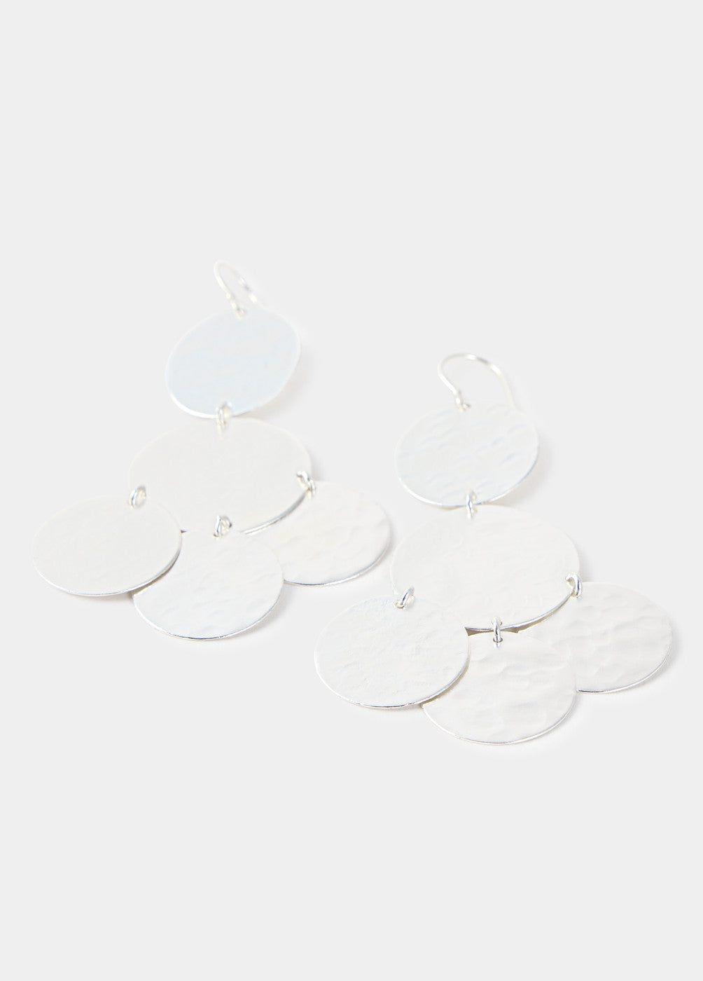 Pendiente monedas grandes