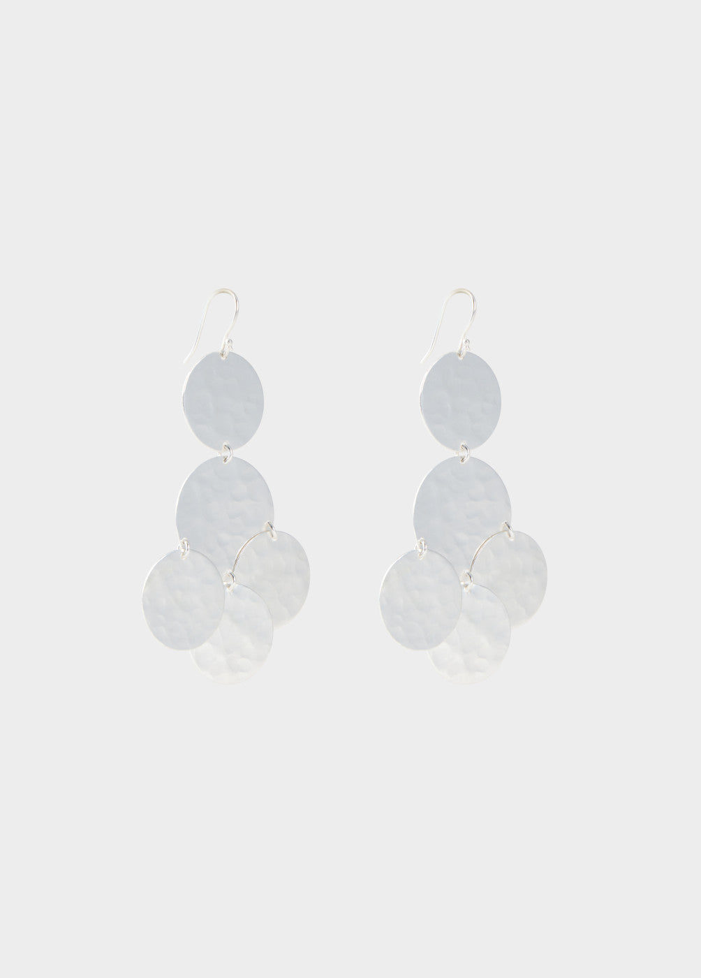 Pendiente monedas grandes