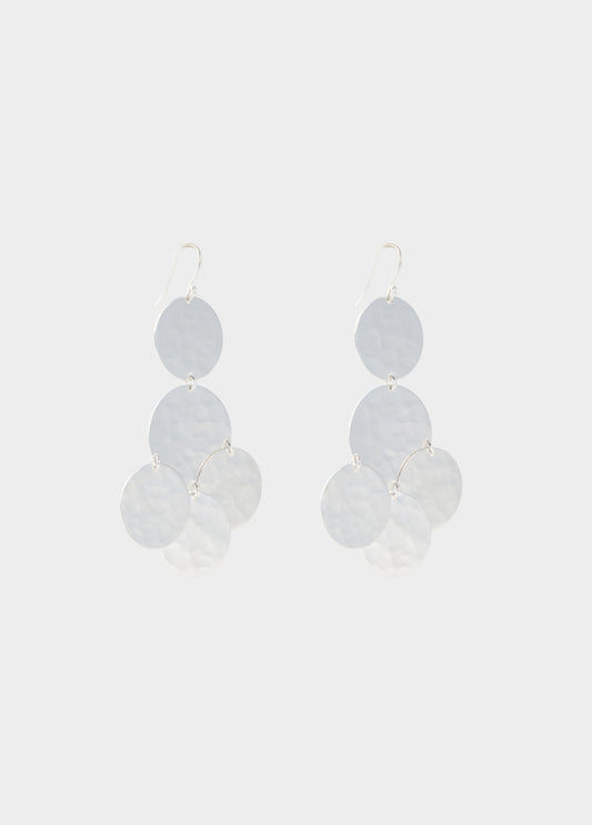 Pendiente monedas grandes