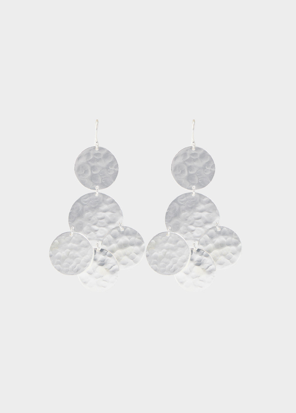 Pendiente monedas grandes