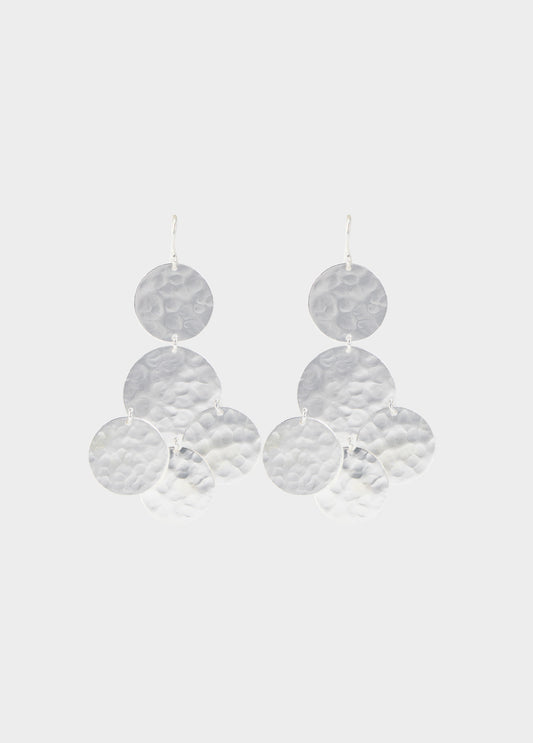 Pendiente monedas grandes