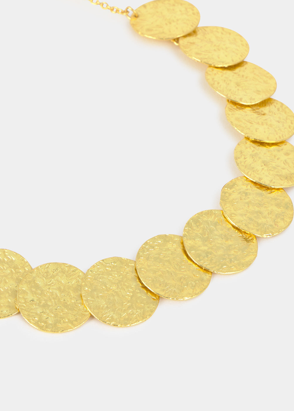 Collar monedas grandes